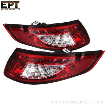 Lente Auto LED Cristal Rojo Difuso